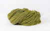 Skein of olive-green cotton dyed with indigo and turmeric